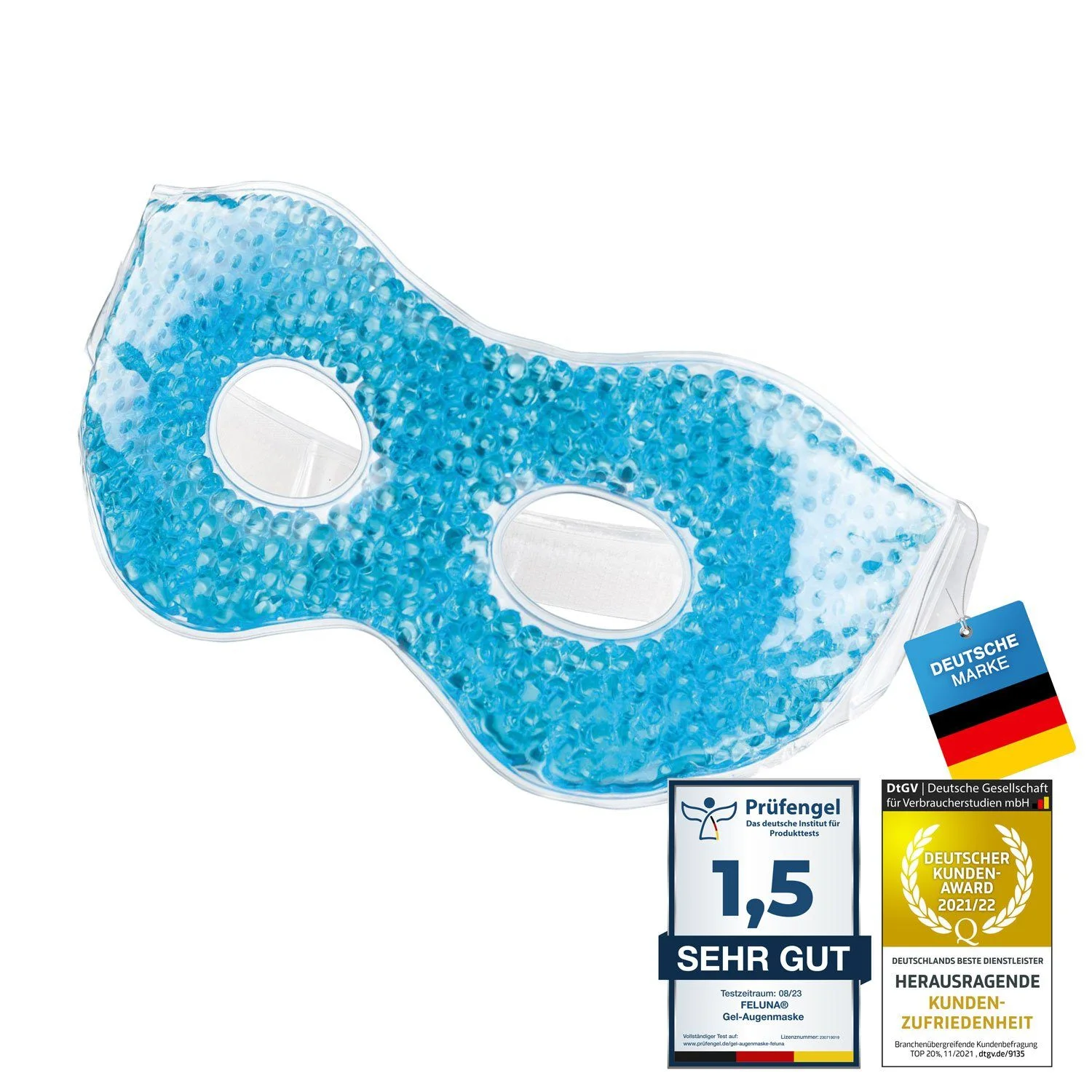 Gel-Gesichtsmaske für Kälte- & Wärmetherapie – Kühlende Wellnessmaske
